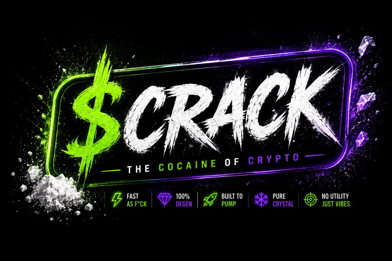 $CRACK — The Cocaine of Crypto